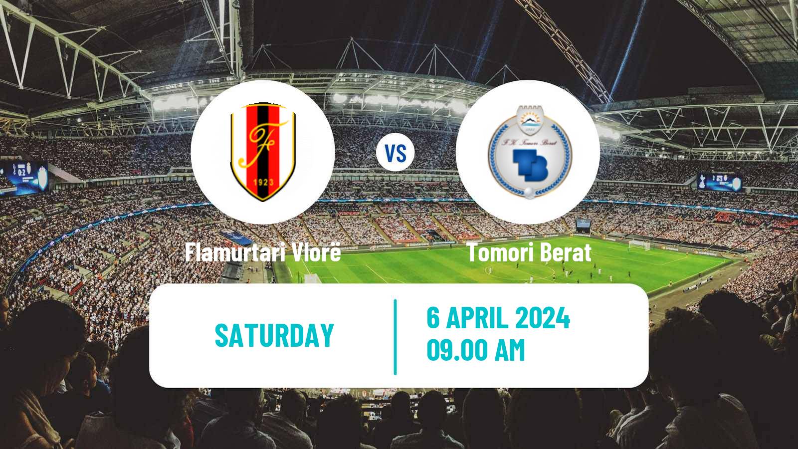 Soccer Albanian First Division Flamurtari Vlorë - Tomori Berat