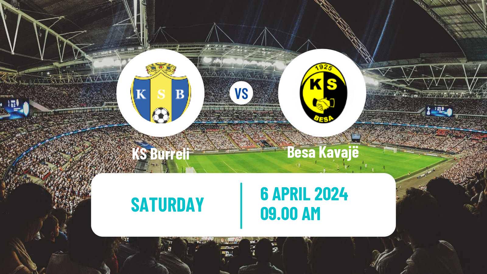 Soccer Albanian First Division Burreli - Besa Kavajë