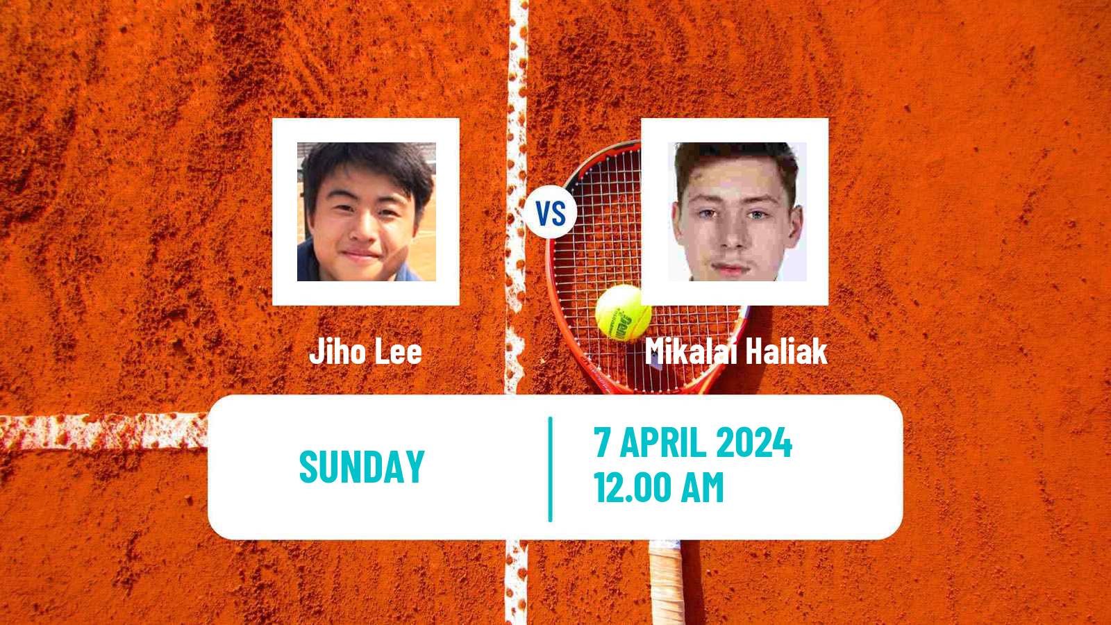 Tennis Busan Challenger Men Jiho Lee - Mikalai Haliak