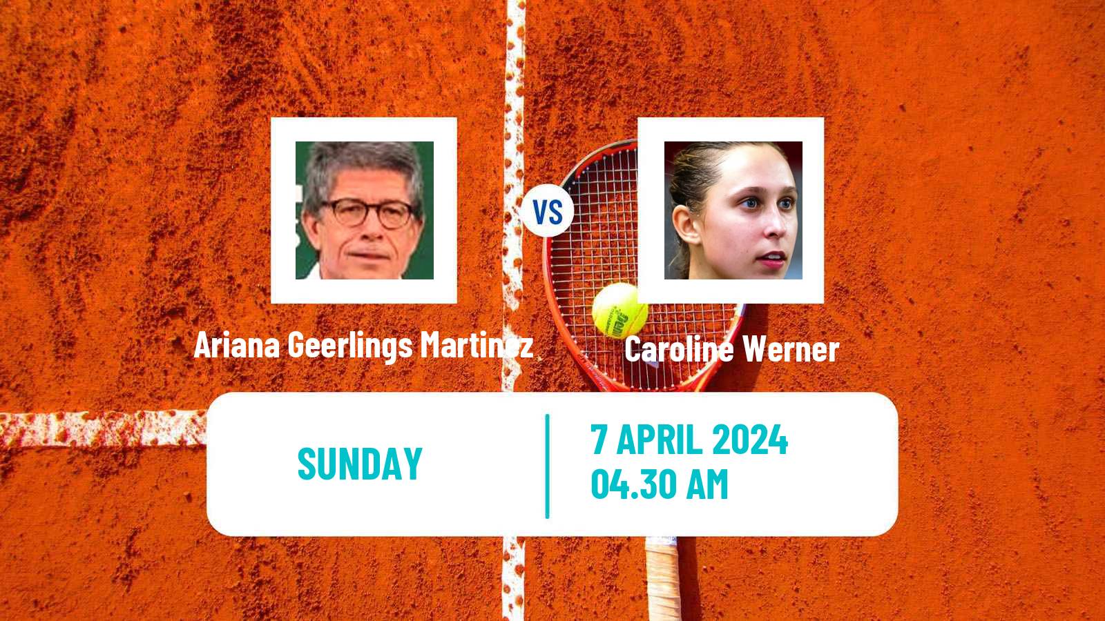 Tennis ITF W15 Telde Women Ariana Geerlings Martinez - Caroline Werner