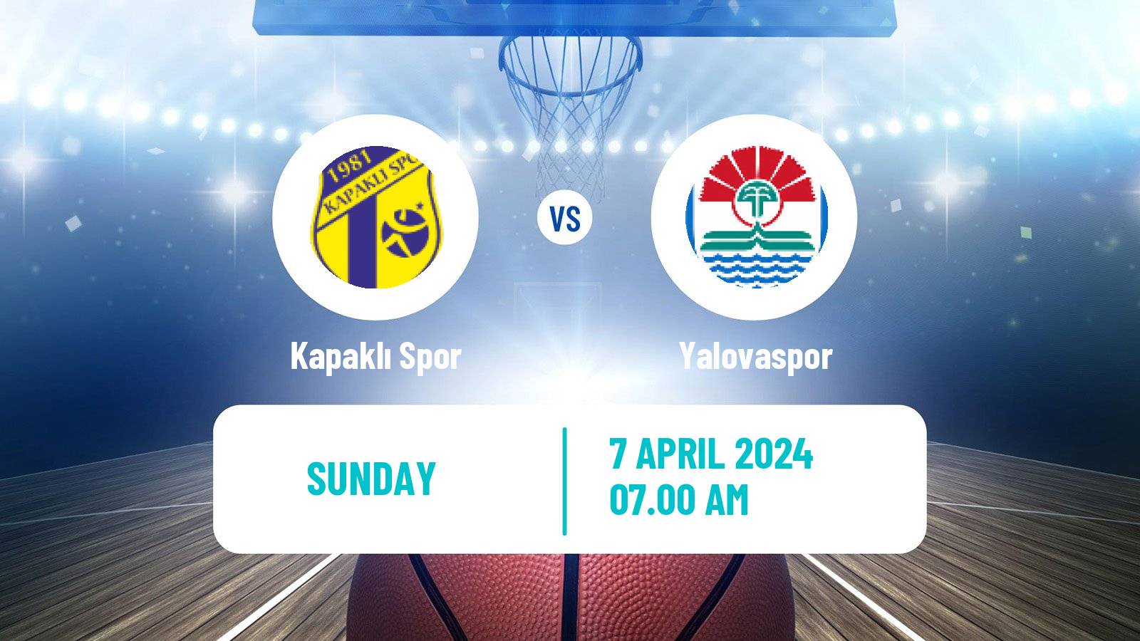 Basketball Turkish TBL Kapaklı Spor - Yalovaspor