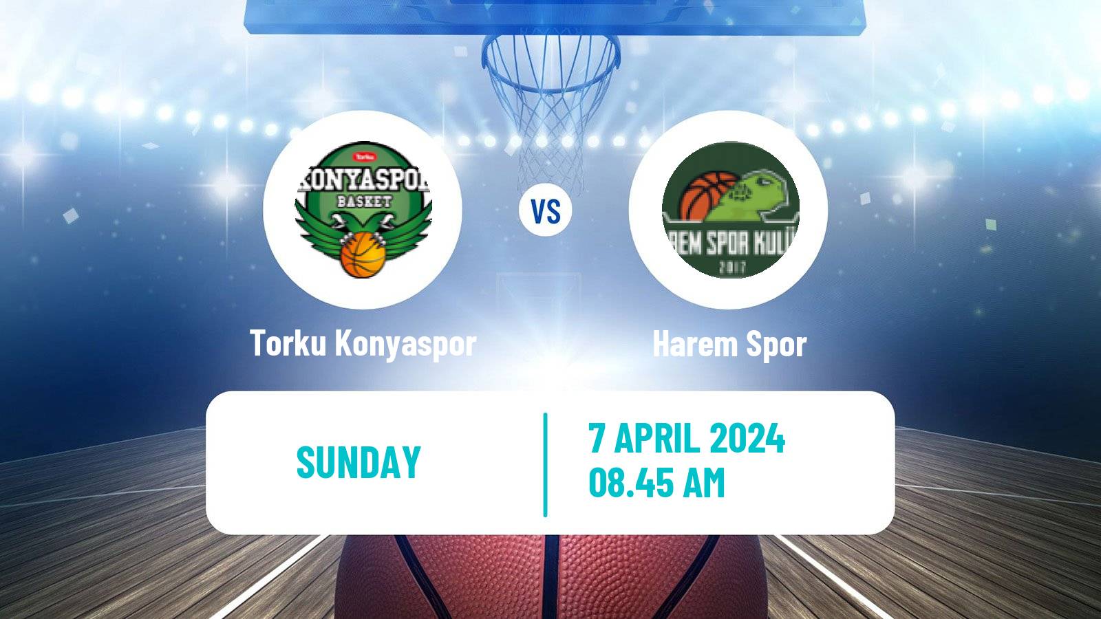 Basketball Turkish TBL Torku Konyaspor - Harem Spor