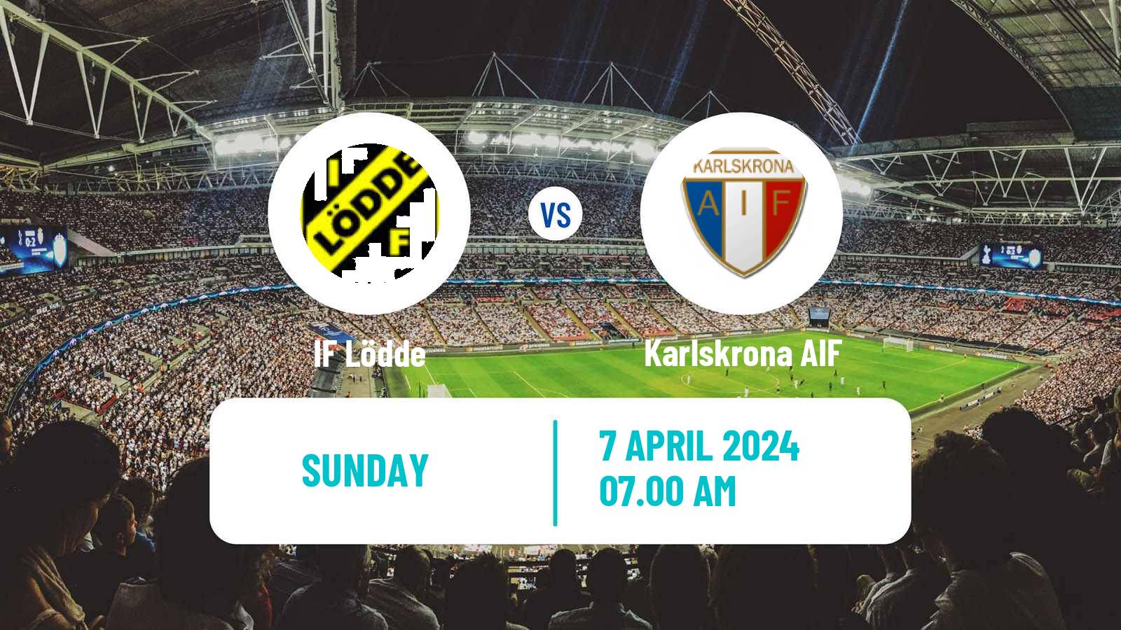 Soccer Swedish Division 2 - Södra Götaland Lödde - Karlskrona AIF