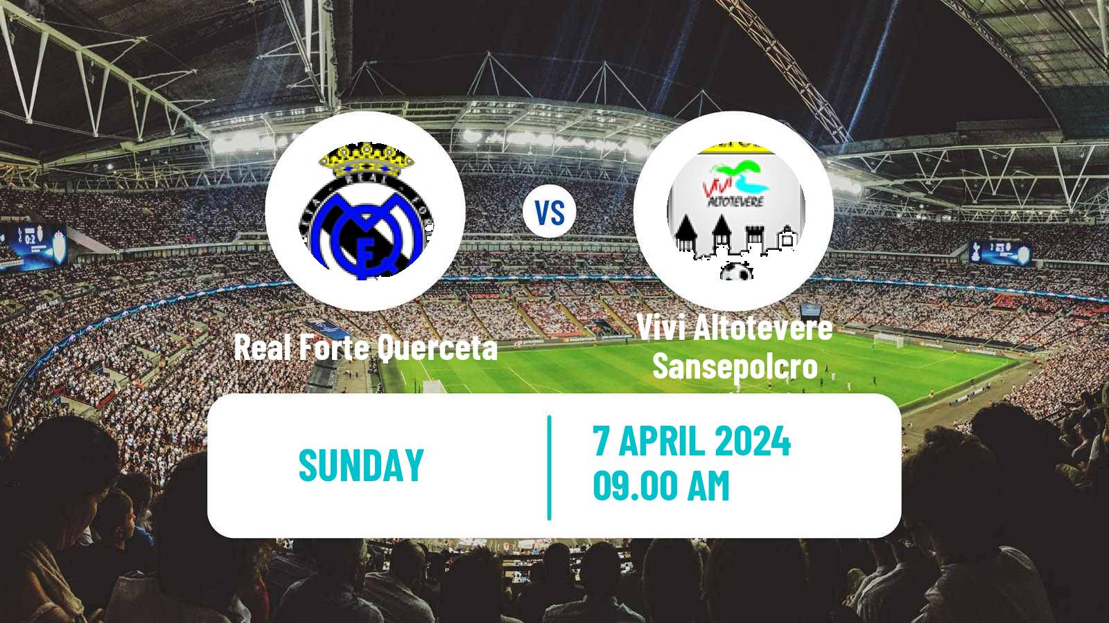 Soccer Italian Serie D - Group E Real Forte Querceta - Vivi Altotevere Sansepolcro