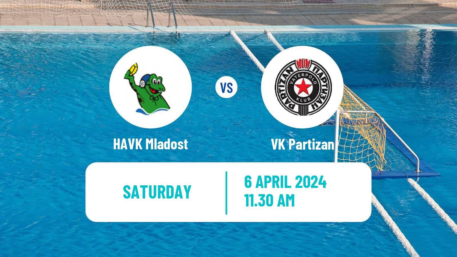 Water polo Regional League Water Polo HAVK Mladost - Partizan