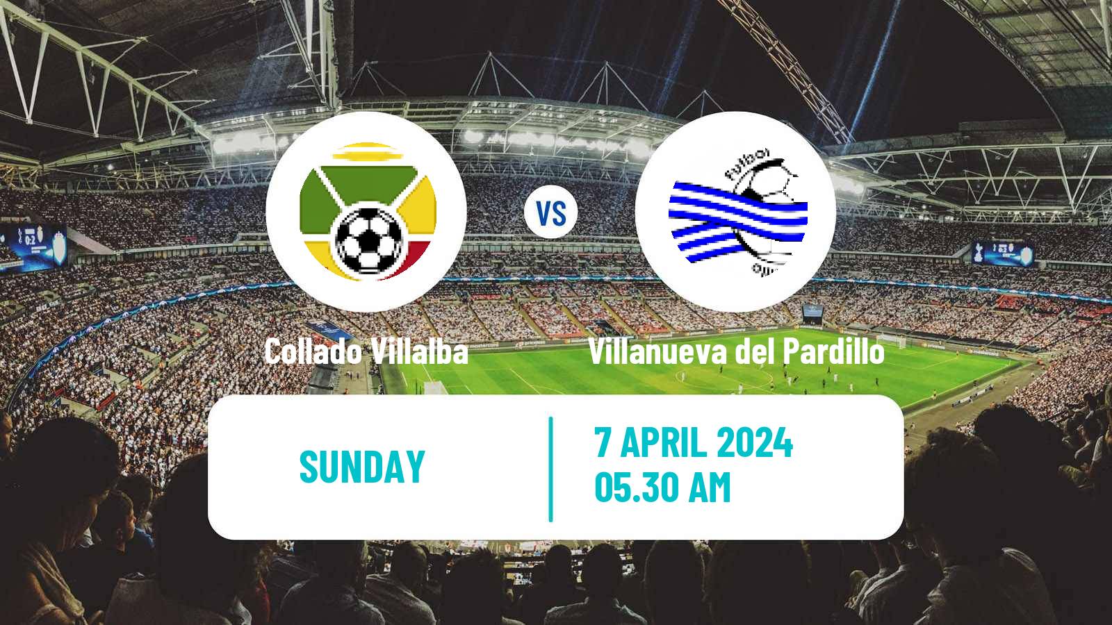 Soccer Spanish Tercera RFEF - Group 7 Collado Villalba - Villanueva del Pardillo