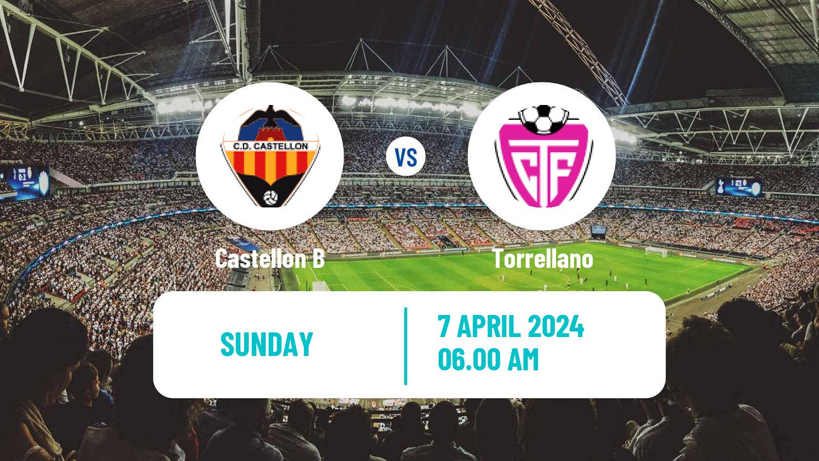 Soccer Spanish Tercera RFEF - Group 6 Castellon B - Torrellano