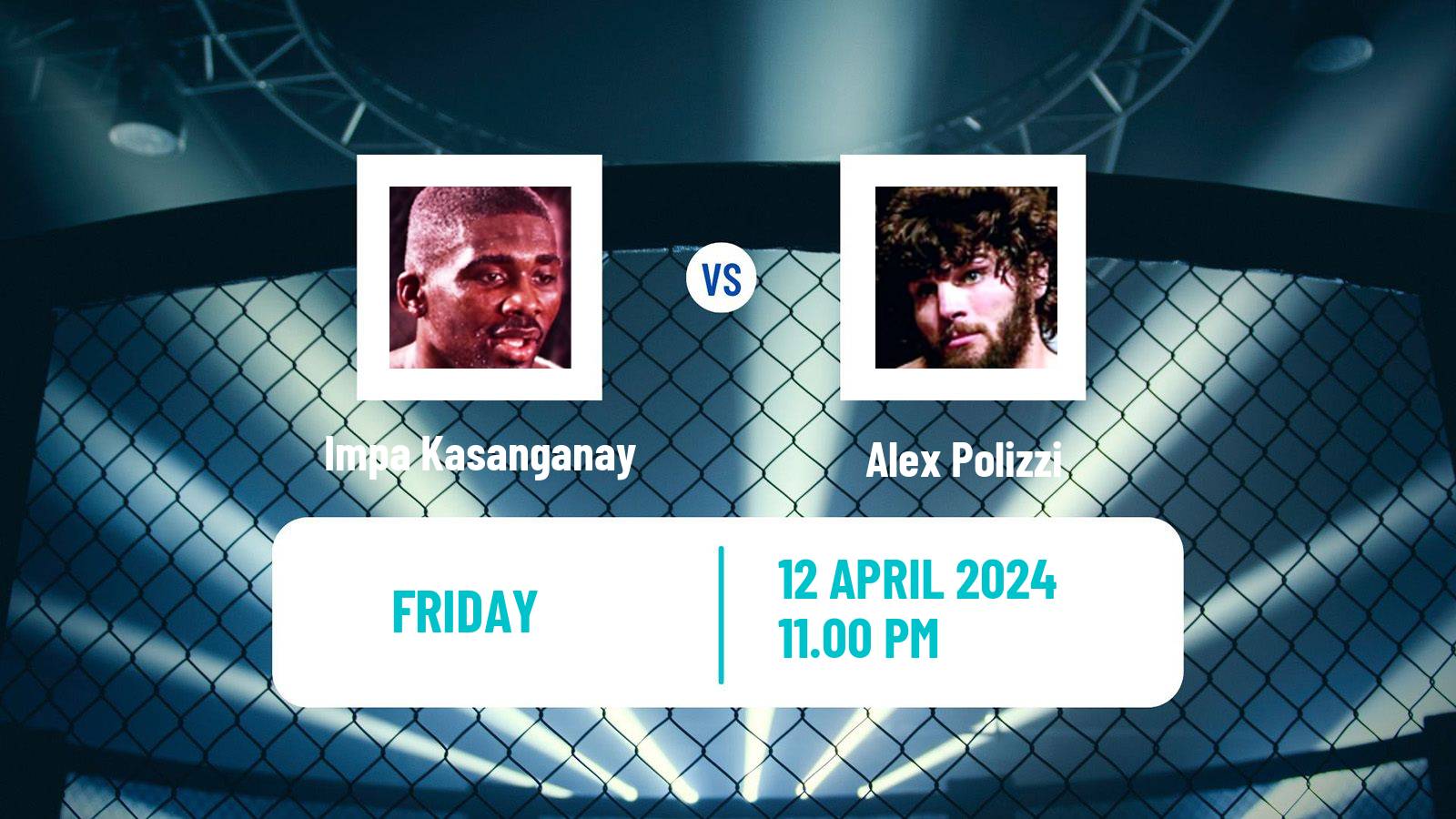 MMA Light Heavyweight Pfl Men Impa Kasanganay - Alex Polizzi