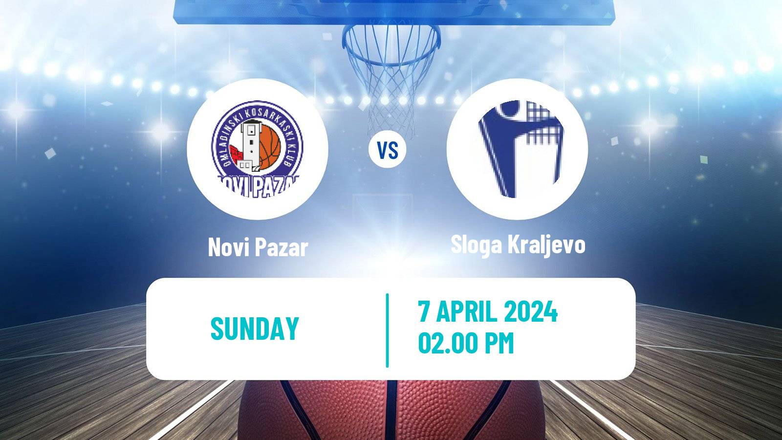 Basketball Serbian First League Basketball Novi Pazar - Sloga Kraljevo