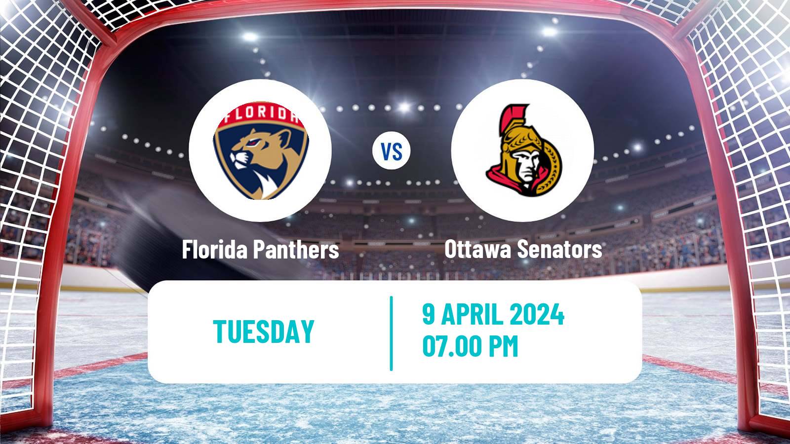 Hockey NHL Florida Panthers - Ottawa Senators