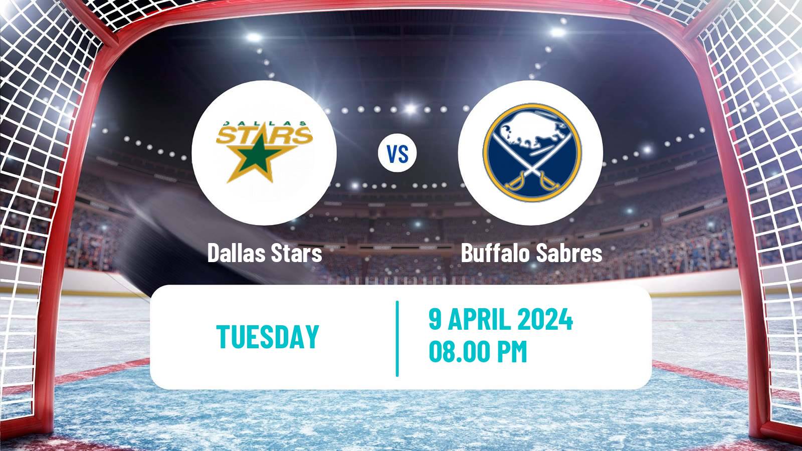 Hockey NHL Dallas Stars - Buffalo Sabres