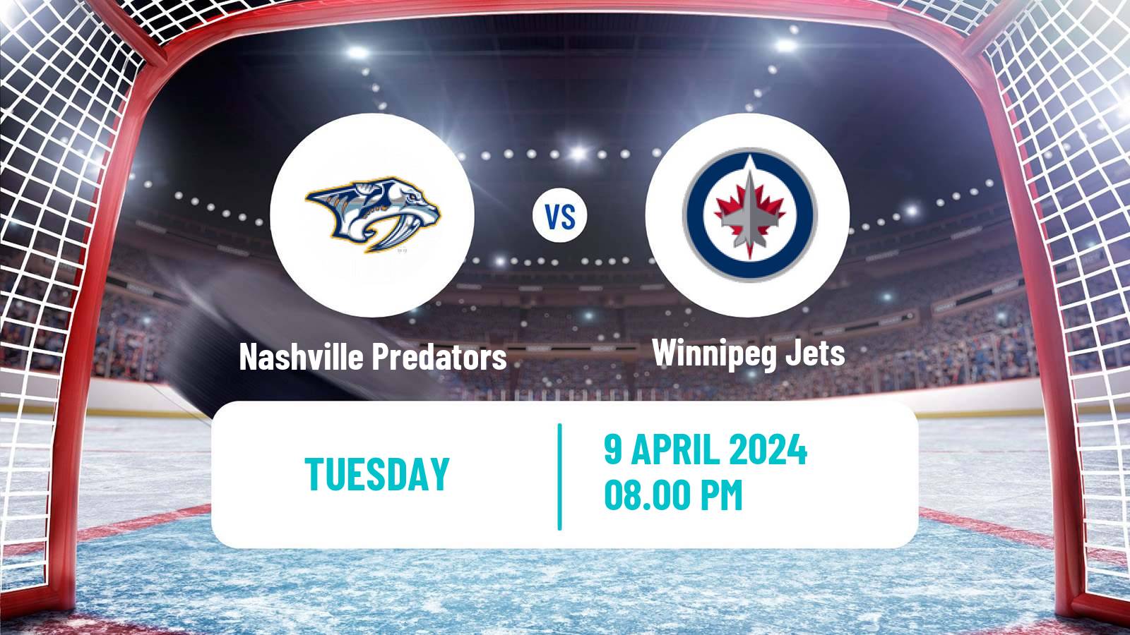 Hockey NHL Nashville Predators - Winnipeg Jets