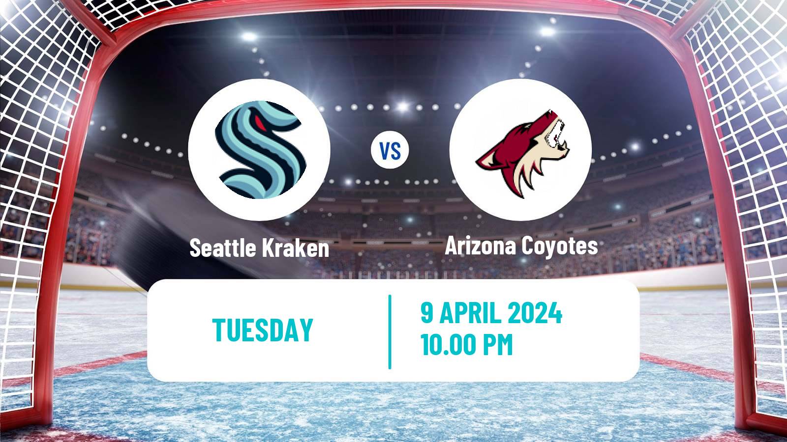 Hockey NHL Seattle Kraken - Arizona Coyotes