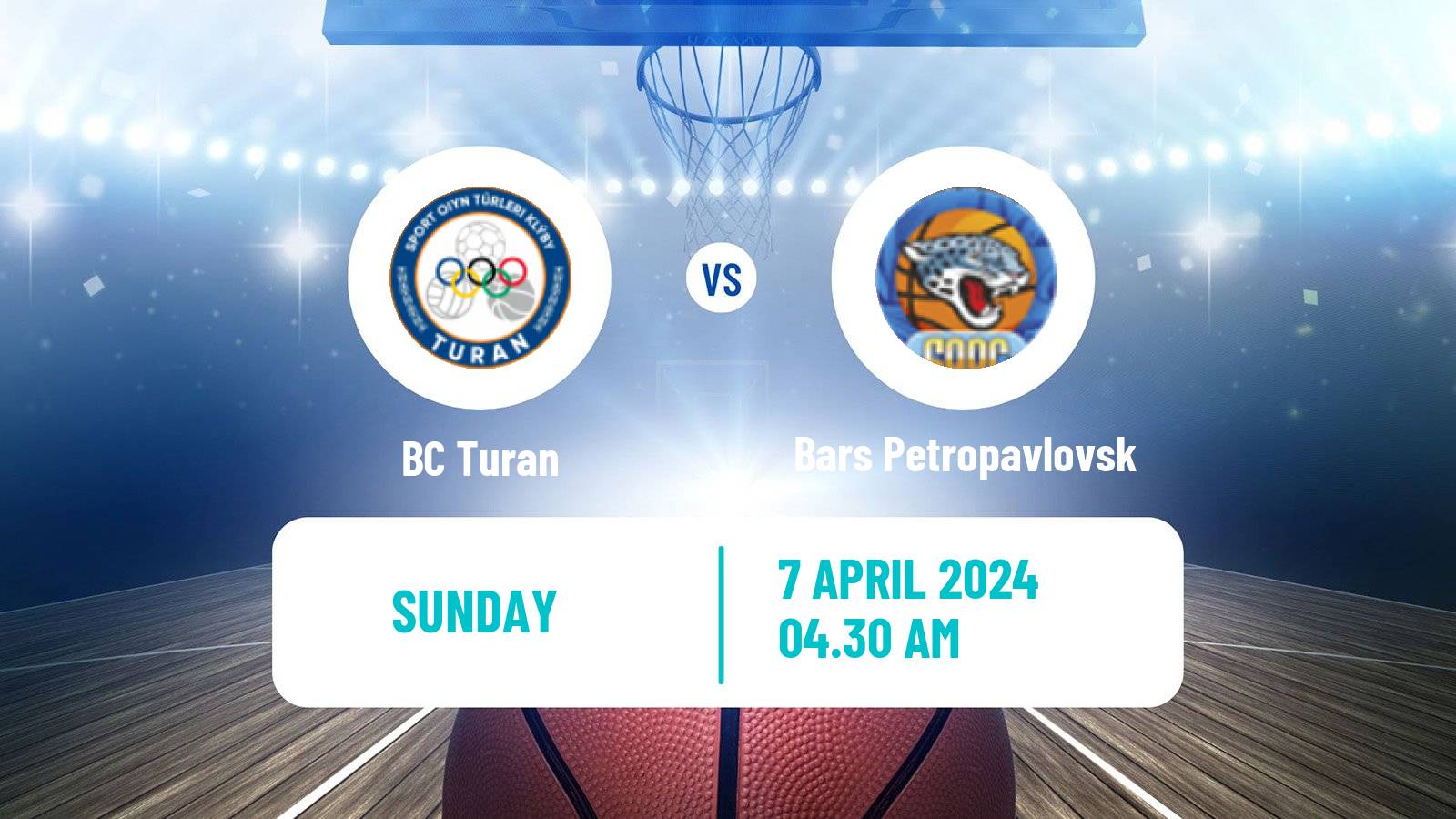 Basketball Kazakh Higher League Basketball Turan - Bars Petropavlovsk