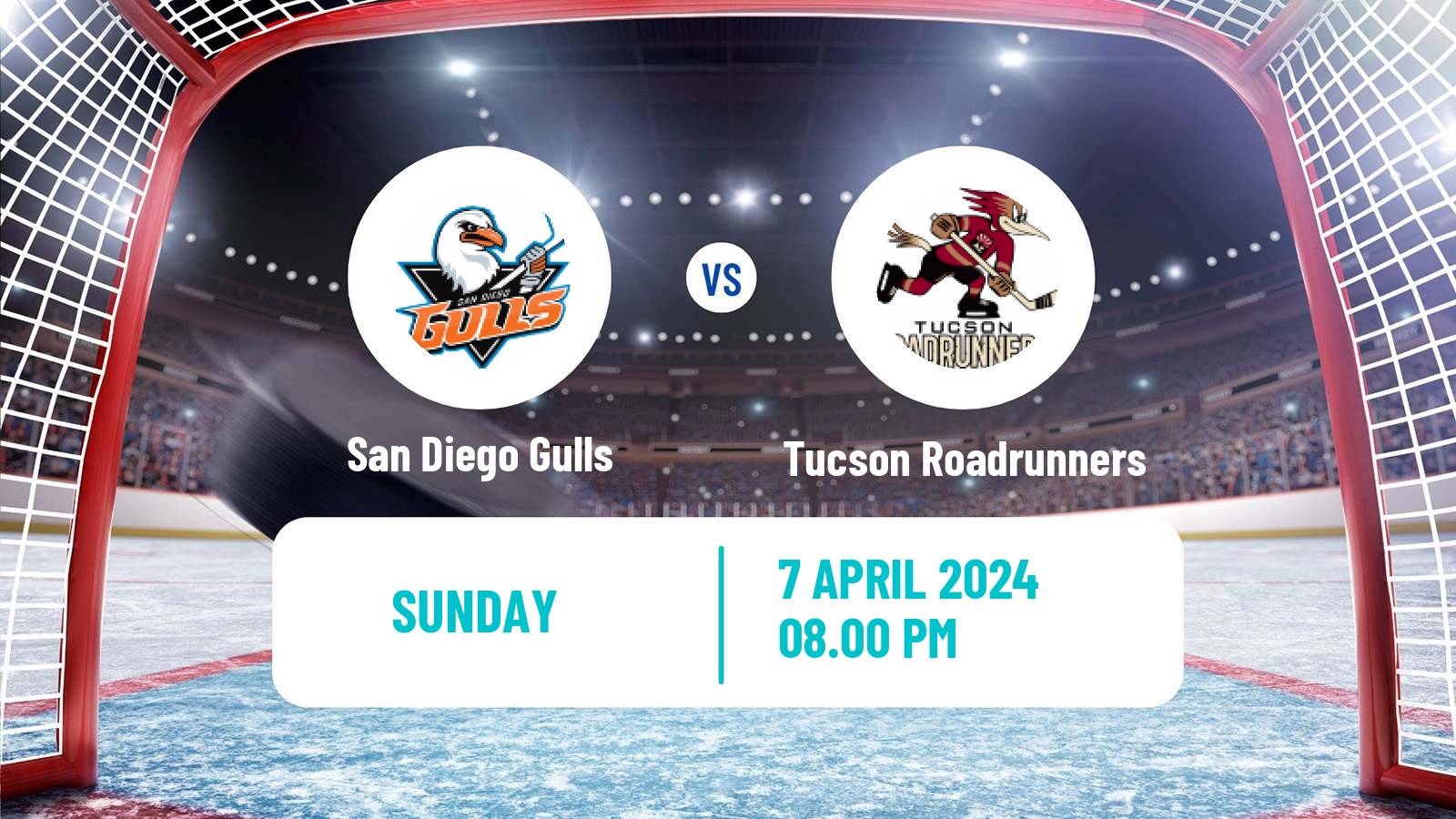 Hockey AHL San Diego Gulls - Tucson Roadrunners