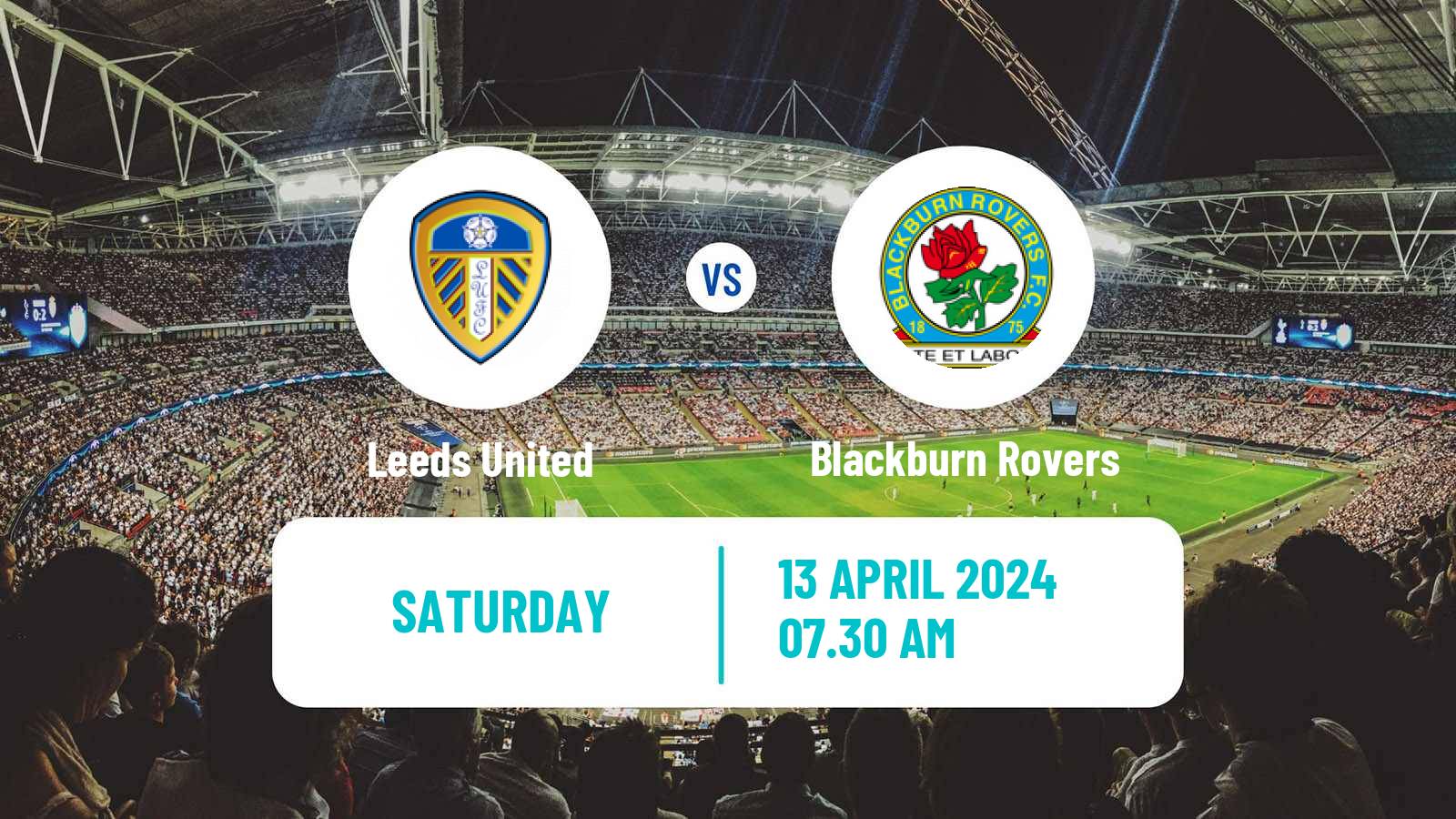 Soccer English League Championship Leeds United - Blackburn Rovers