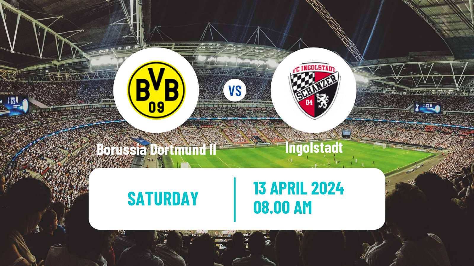 Soccer German 3 Bundesliga Borussia Dortmund II - Ingolstadt