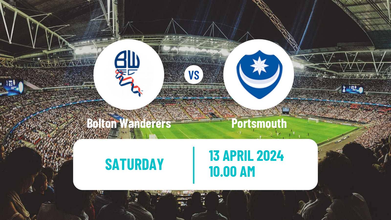Soccer English League One Bolton Wanderers - Portsmouth
