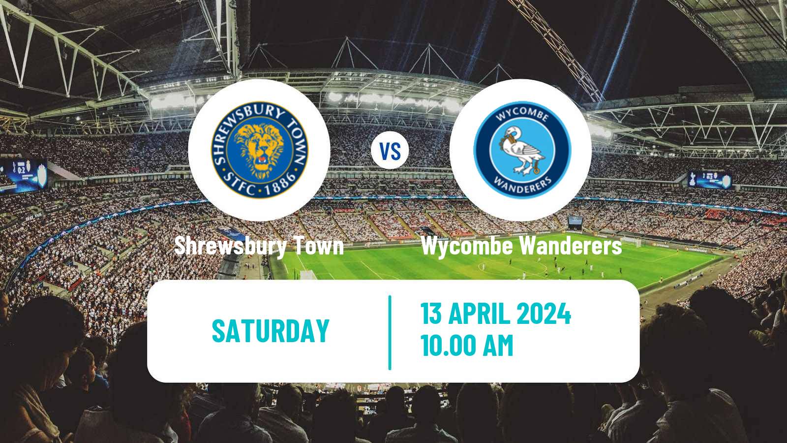 Soccer English League One Shrewsbury Town - Wycombe Wanderers