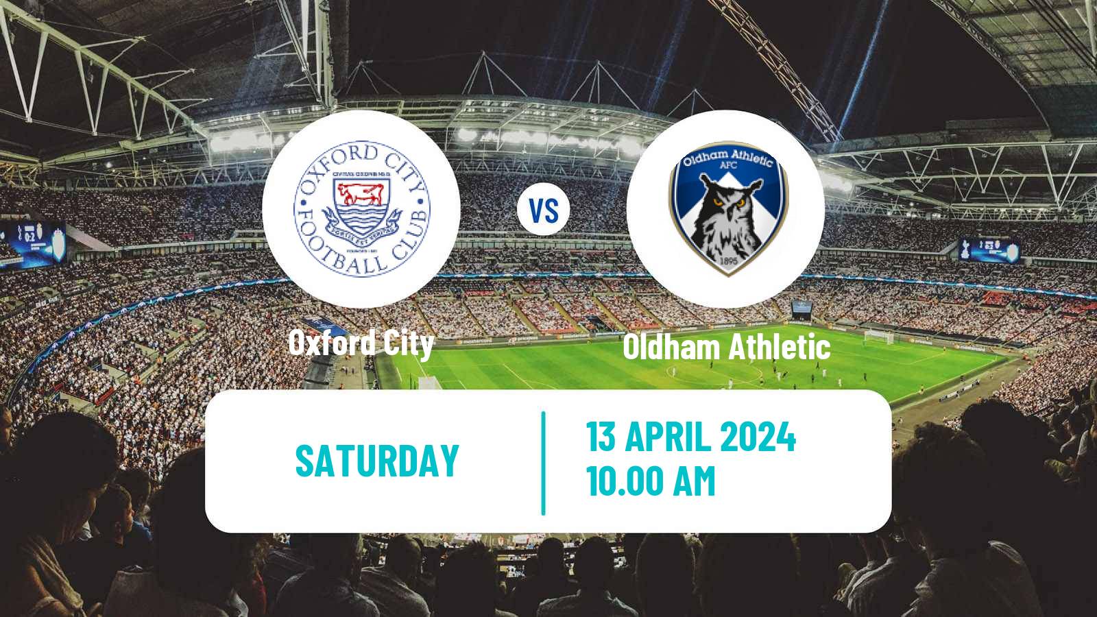 Soccer English National League Oxford City - Oldham Athletic