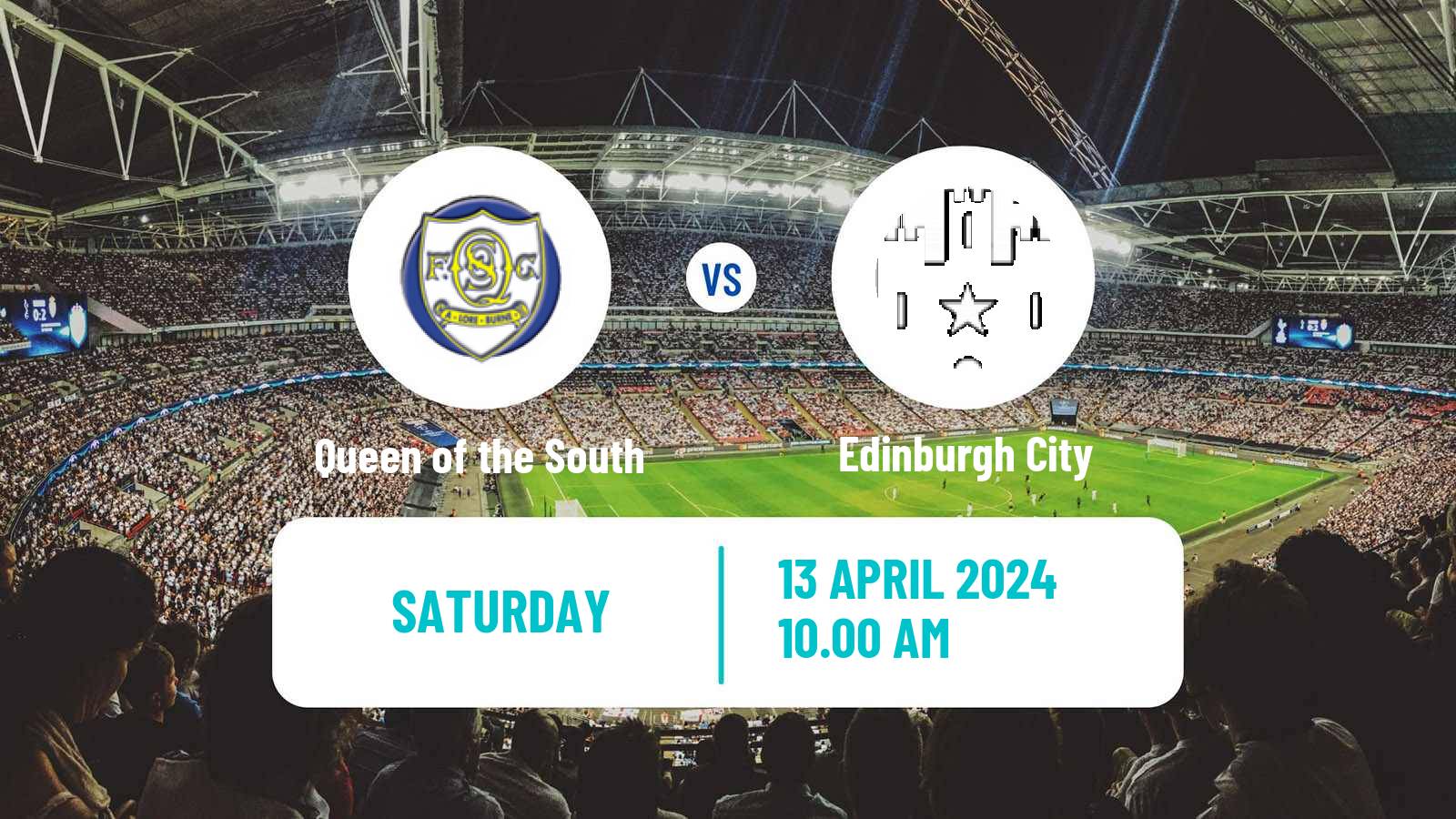 Soccer Scottish League One Queen of the South - Edinburgh City