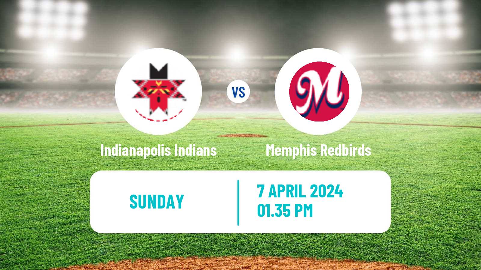 Baseball IL Indianapolis Indians - Memphis Redbirds