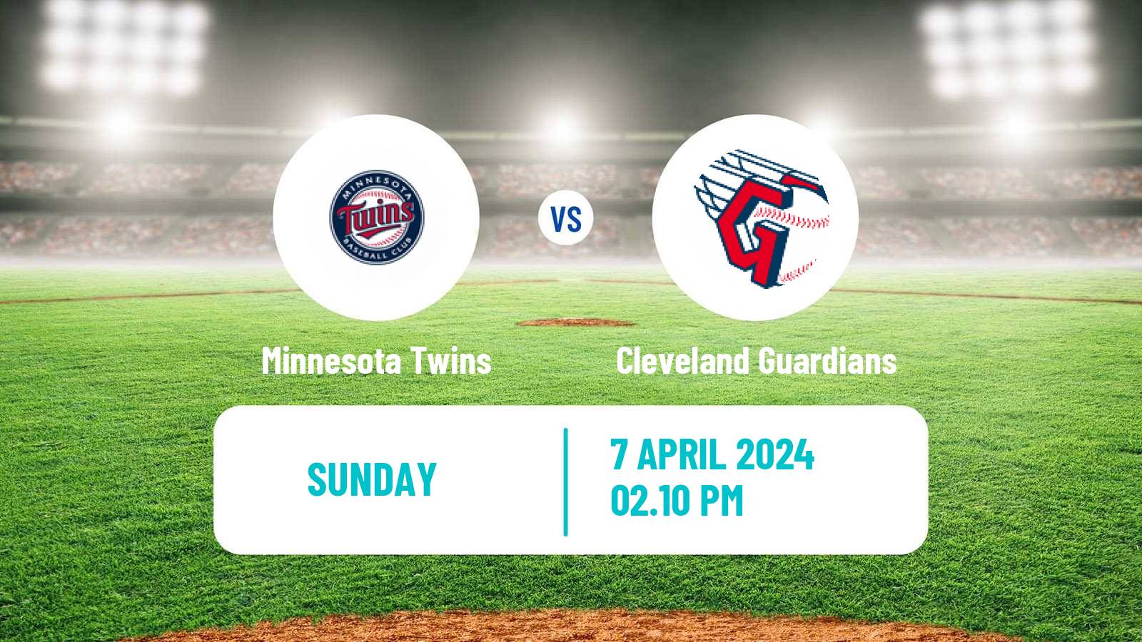Baseball MLB Minnesota Twins - Cleveland Guardians