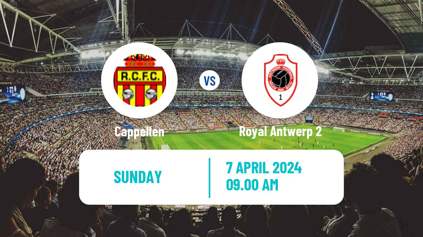 Soccer Belgian National Division 1 Cappellen - Royal Antwerp 2