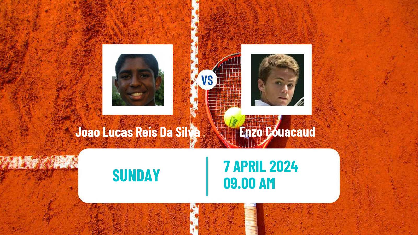 Tennis Florianopolis Challenger Men Joao Lucas Reis Da Silva - Enzo Couacaud