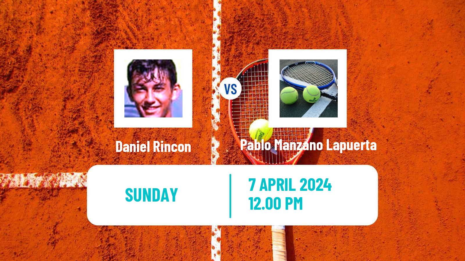 Tennis Madrid Challenger Men Daniel Rincon - Pablo Manzano Lapuerta
