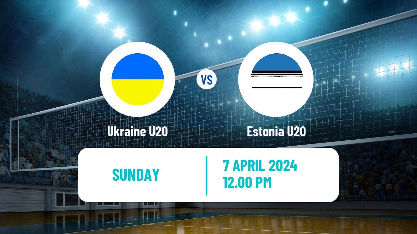 Volleyball European Championship U20 Volleyball Ukraine U20 - Estonia U20