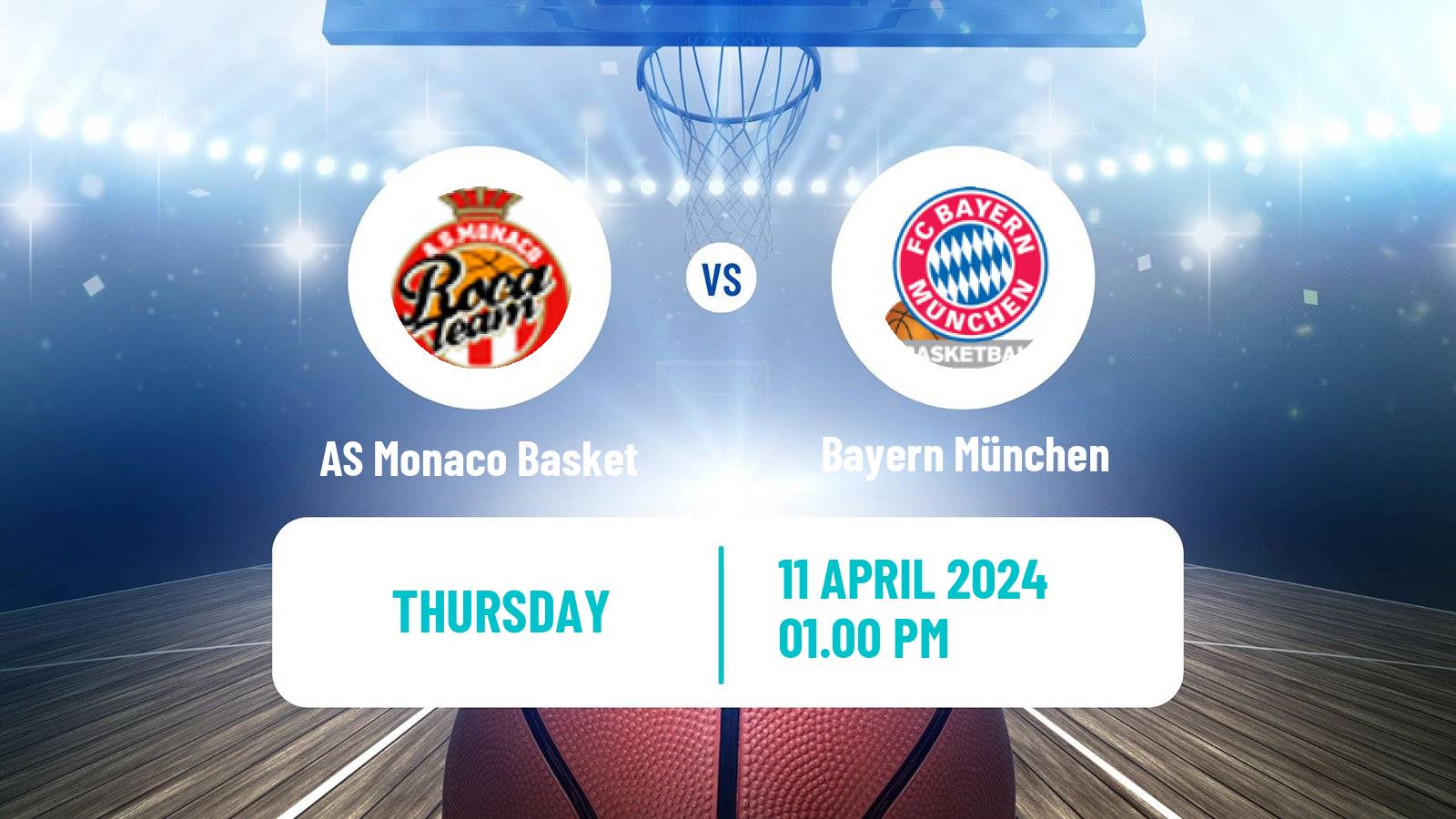 Basketball Euroleague AS Monaco Basket - Bayern München
