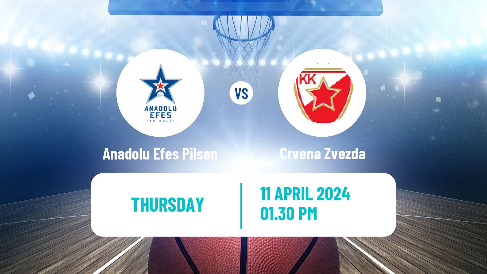 Basketball Euroleague Anadolu Efes Pilsen - Crvena Zvezda