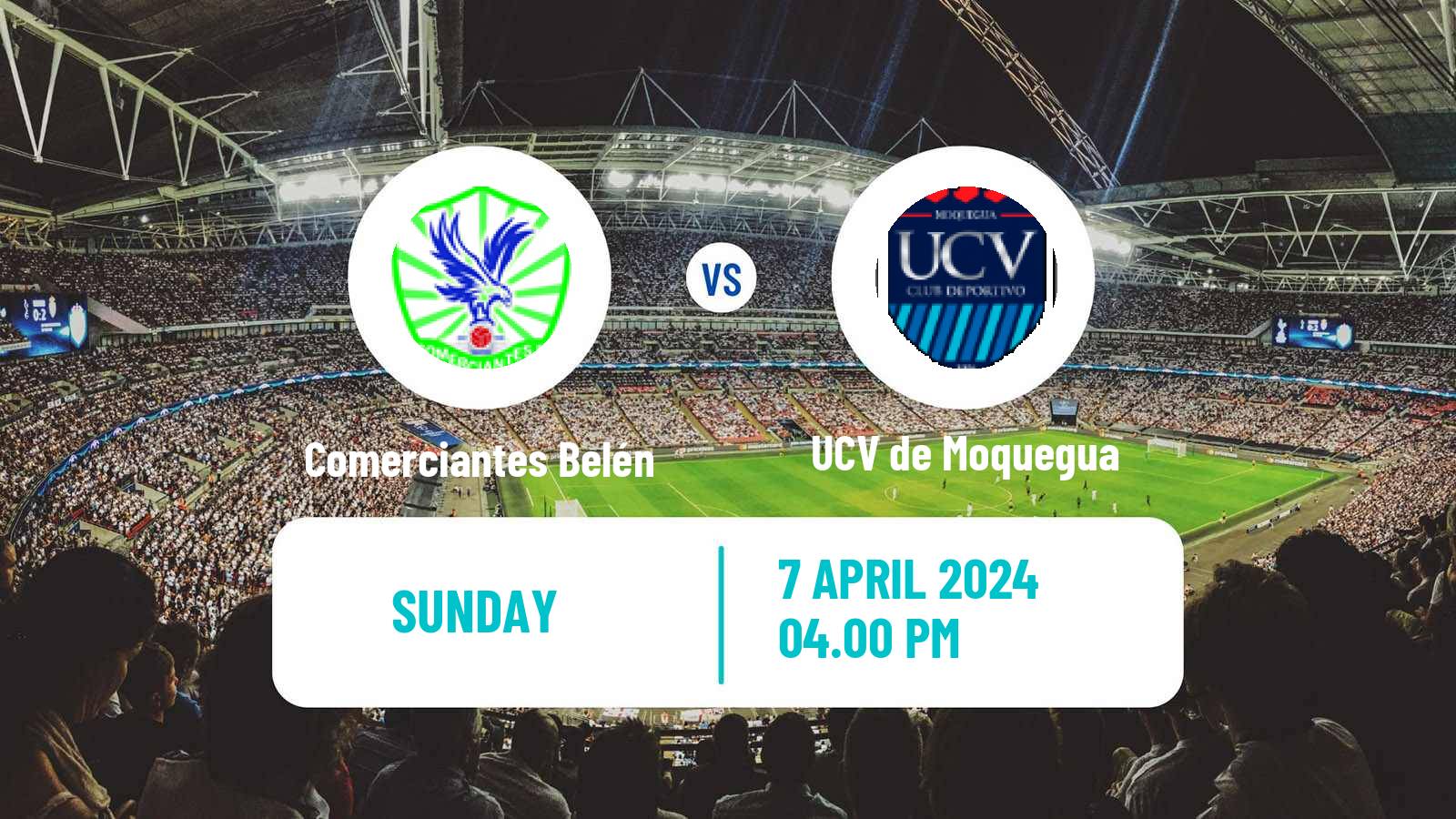 Soccer Peruvian Liga 2 Comerciantes Belén - UCV de Moquegua