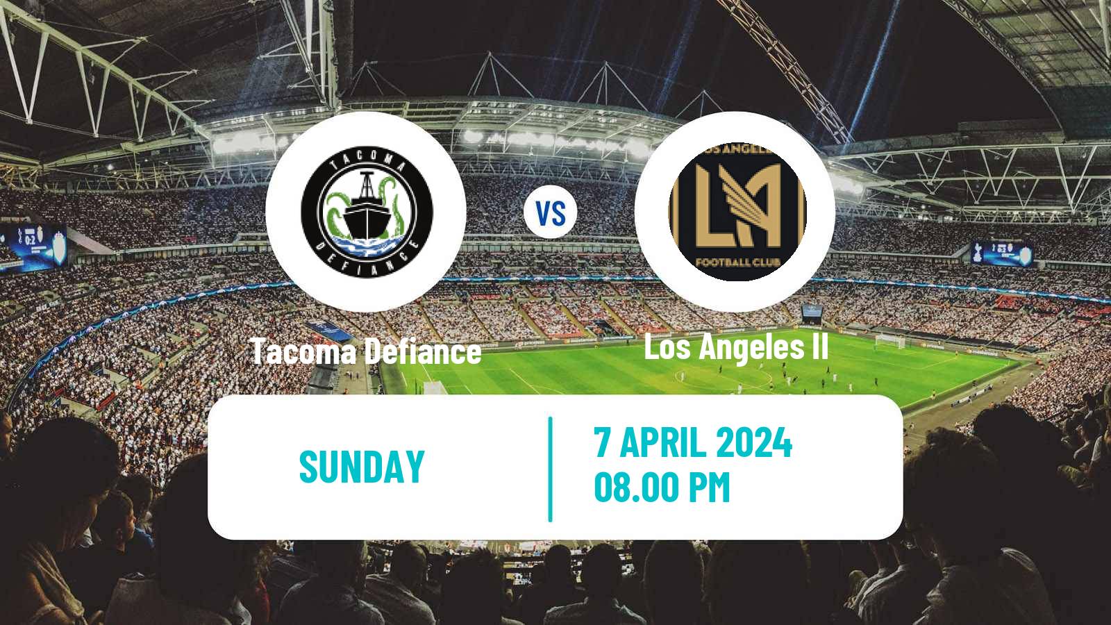 Soccer MLS Next Pro Tacoma Defiance - Los Angeles II