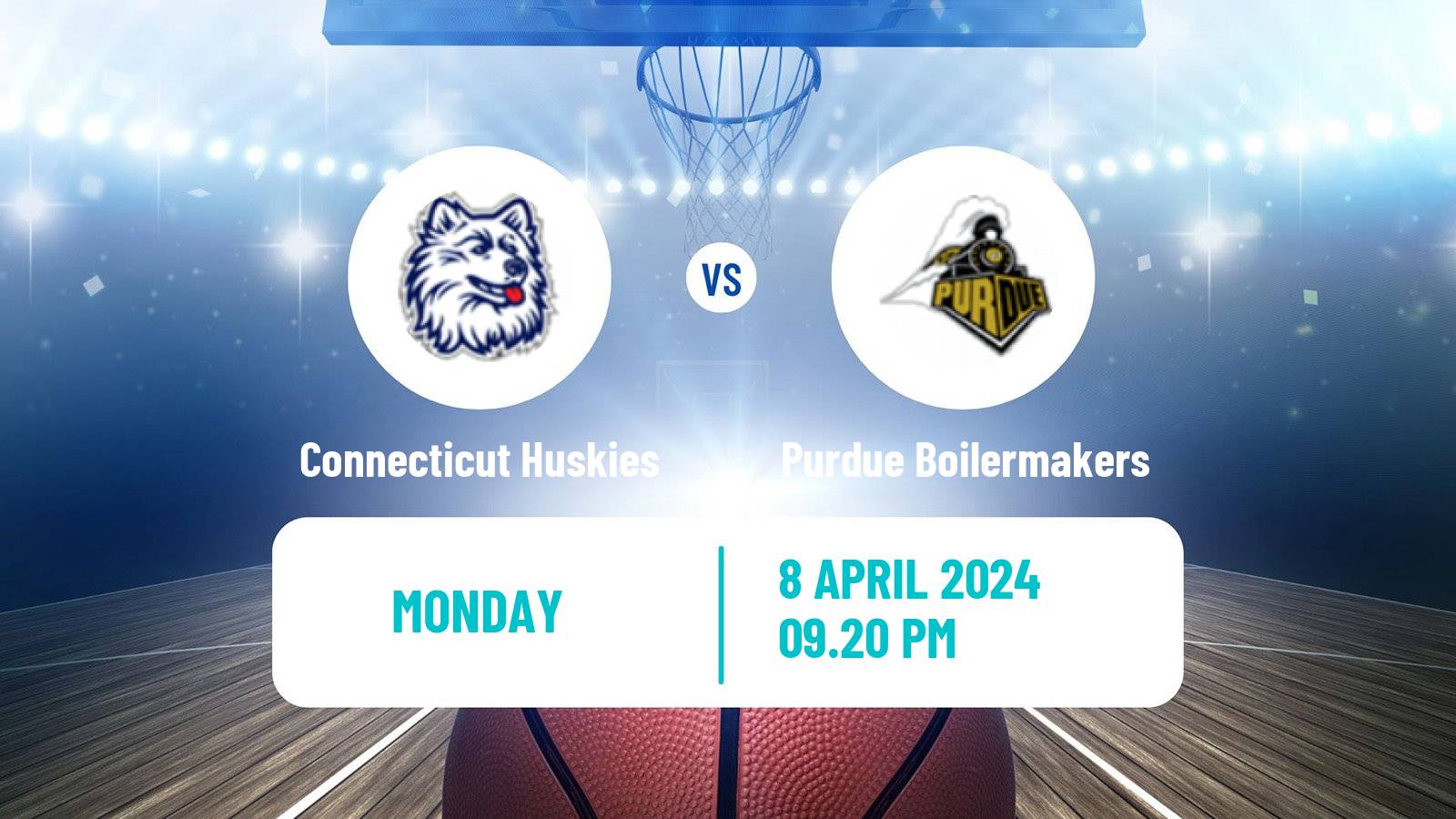 Basketball NCAA College Basketball Connecticut Huskies - Purdue Boilermakers