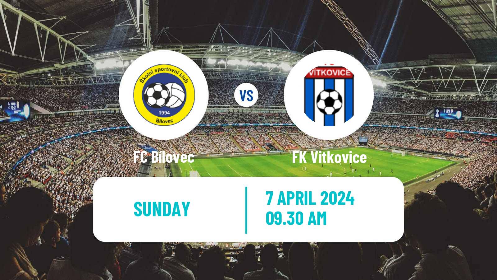 Soccer Czech Division F Bílovec - Vitkovice