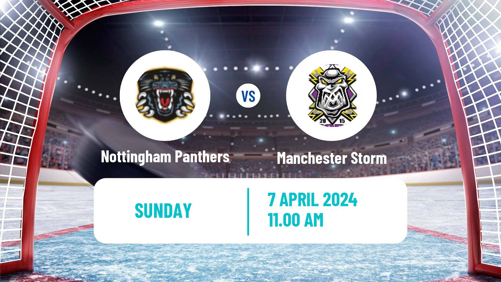 Hockey United Kingdom Elite League Nottingham Panthers - Manchester Storm
