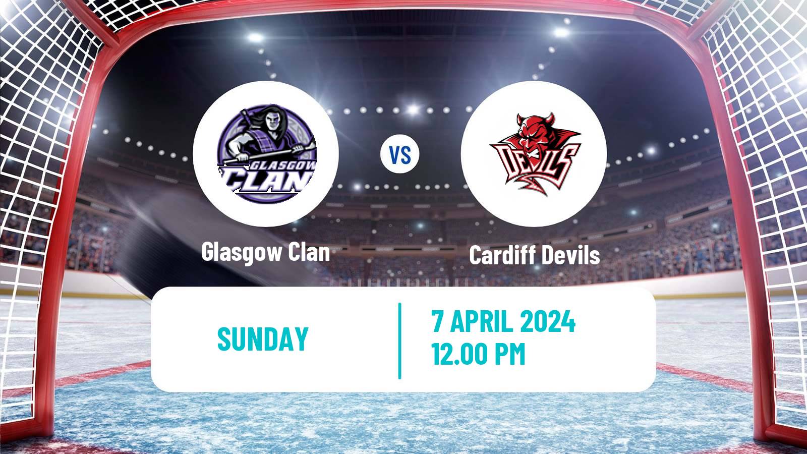 Hockey United Kingdom Elite League Glasgow Clan - Cardiff Devils