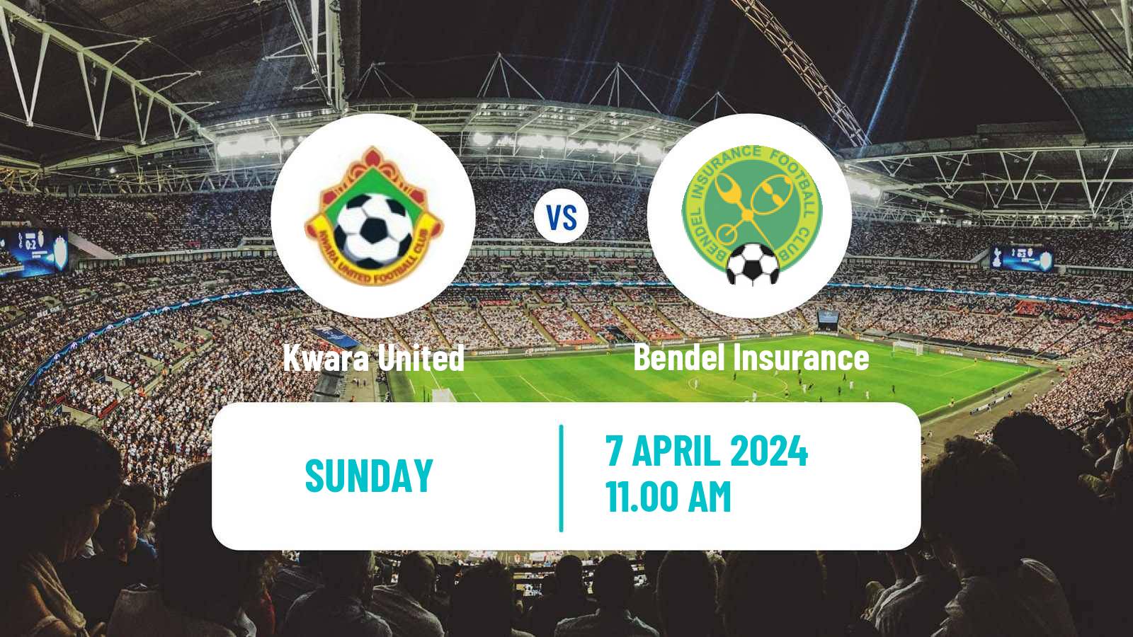 Soccer Nigerian Premier League Kwara United - Bendel Insurance