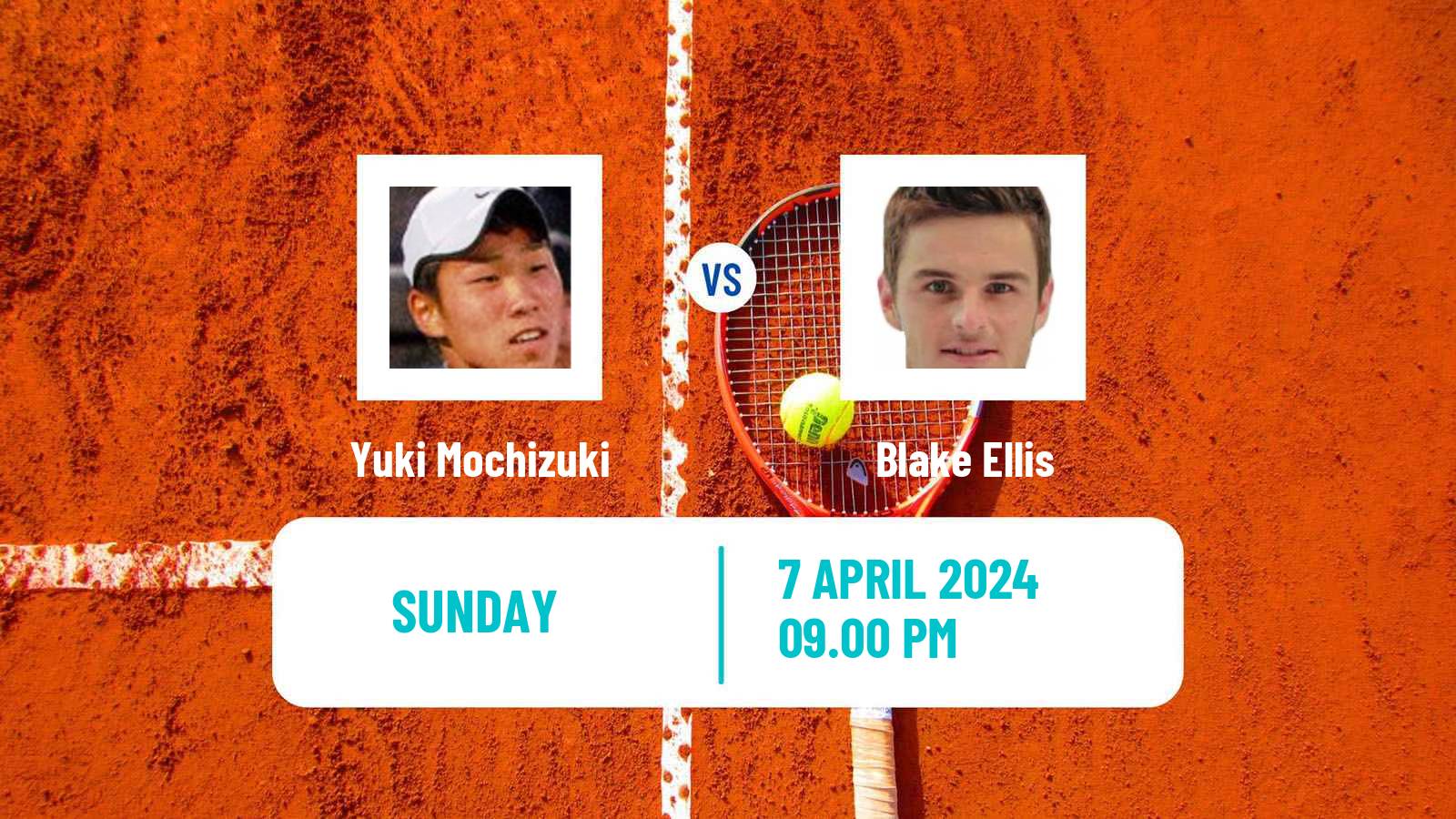 Tennis Busan Challenger Men Yuki Mochizuki - Blake Ellis
