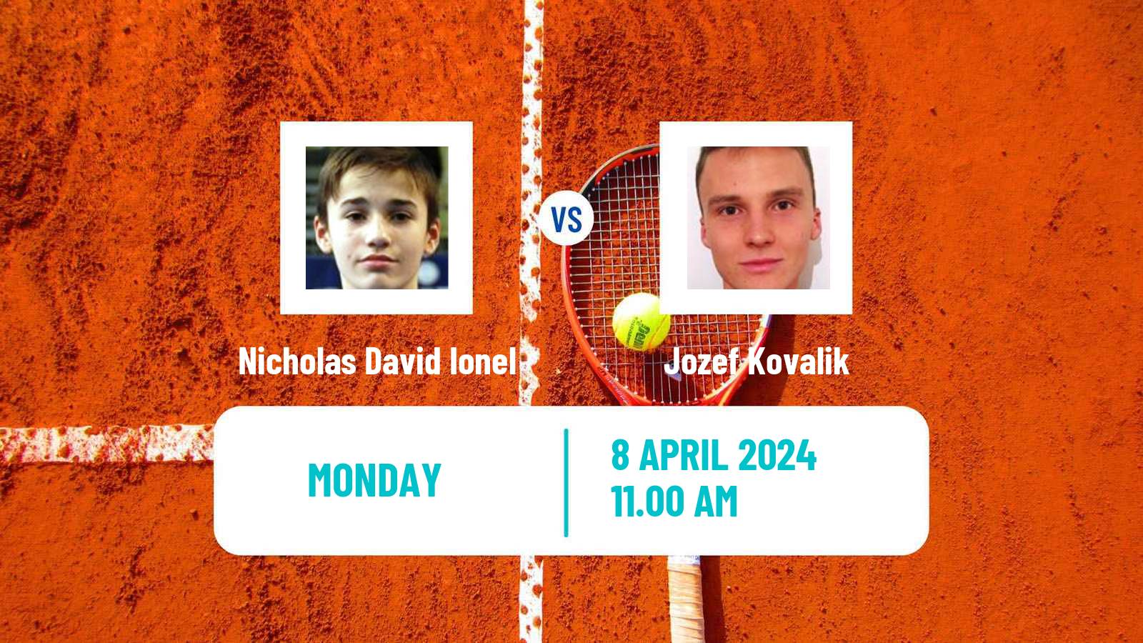 Tennis Split Challenger Men Nicholas David Ionel - Jozef Kovalik