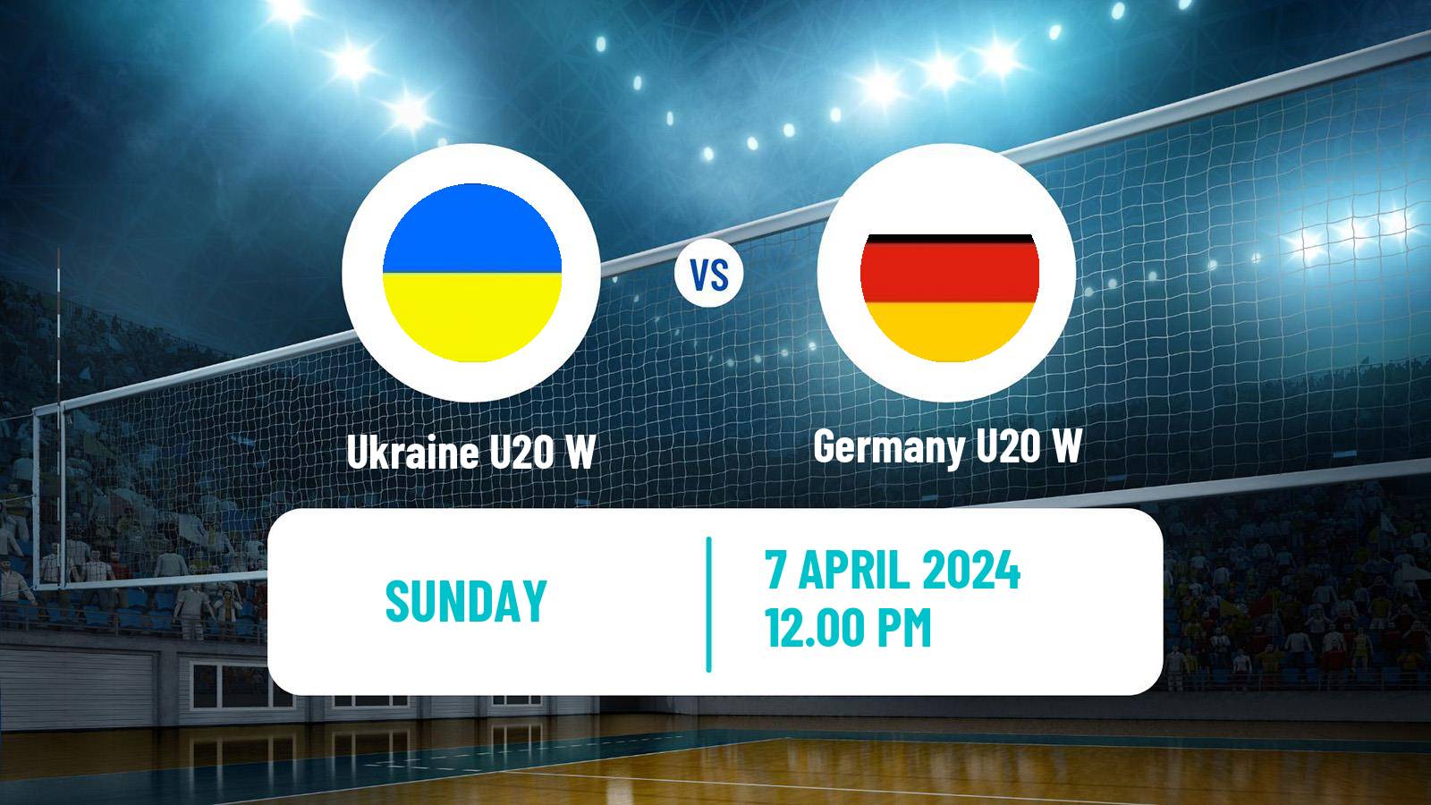 Volleyball European Championship U20 Volleyball Women Ukraine U20 W - Germany U20 W