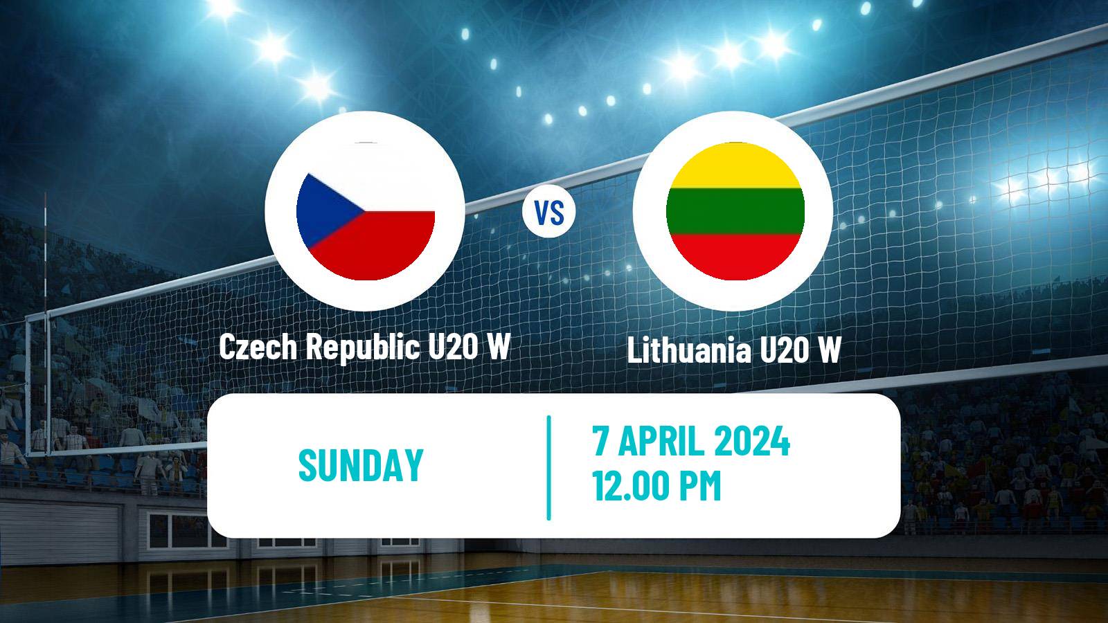 Volleyball European Championship U20 Volleyball Women Czech Republic U20 W - Lithuania U20 W