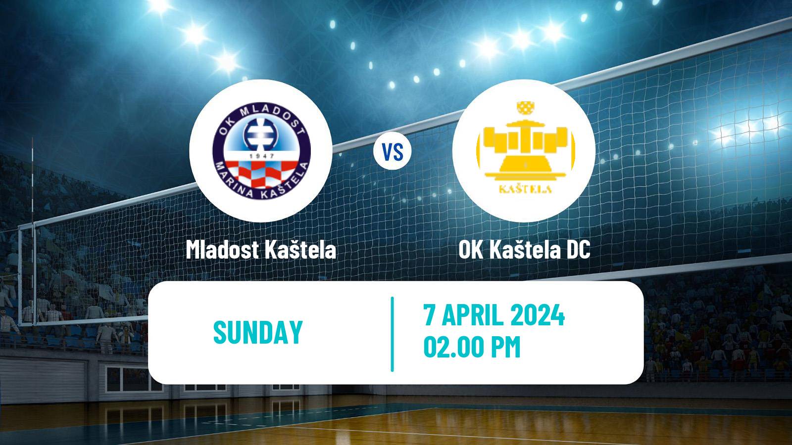 Volleyball Croatian Superliga Volleyball Women Mladost Kaštela - OK Kaštela DC