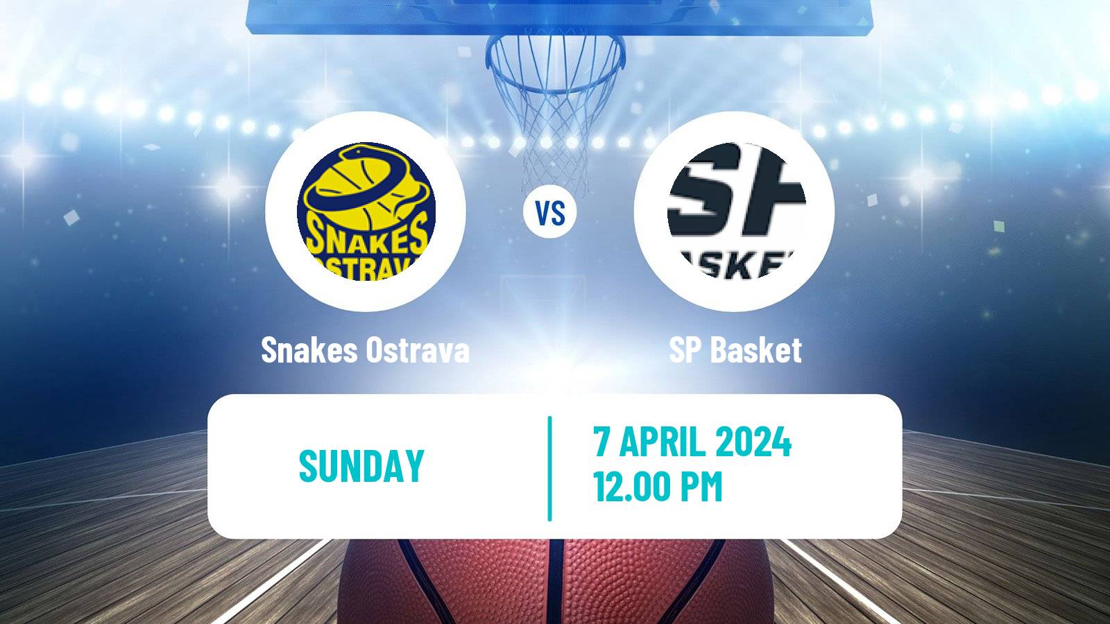 Basketball Czech 1 Liga Basketball Snakes Ostrava - SP Basket