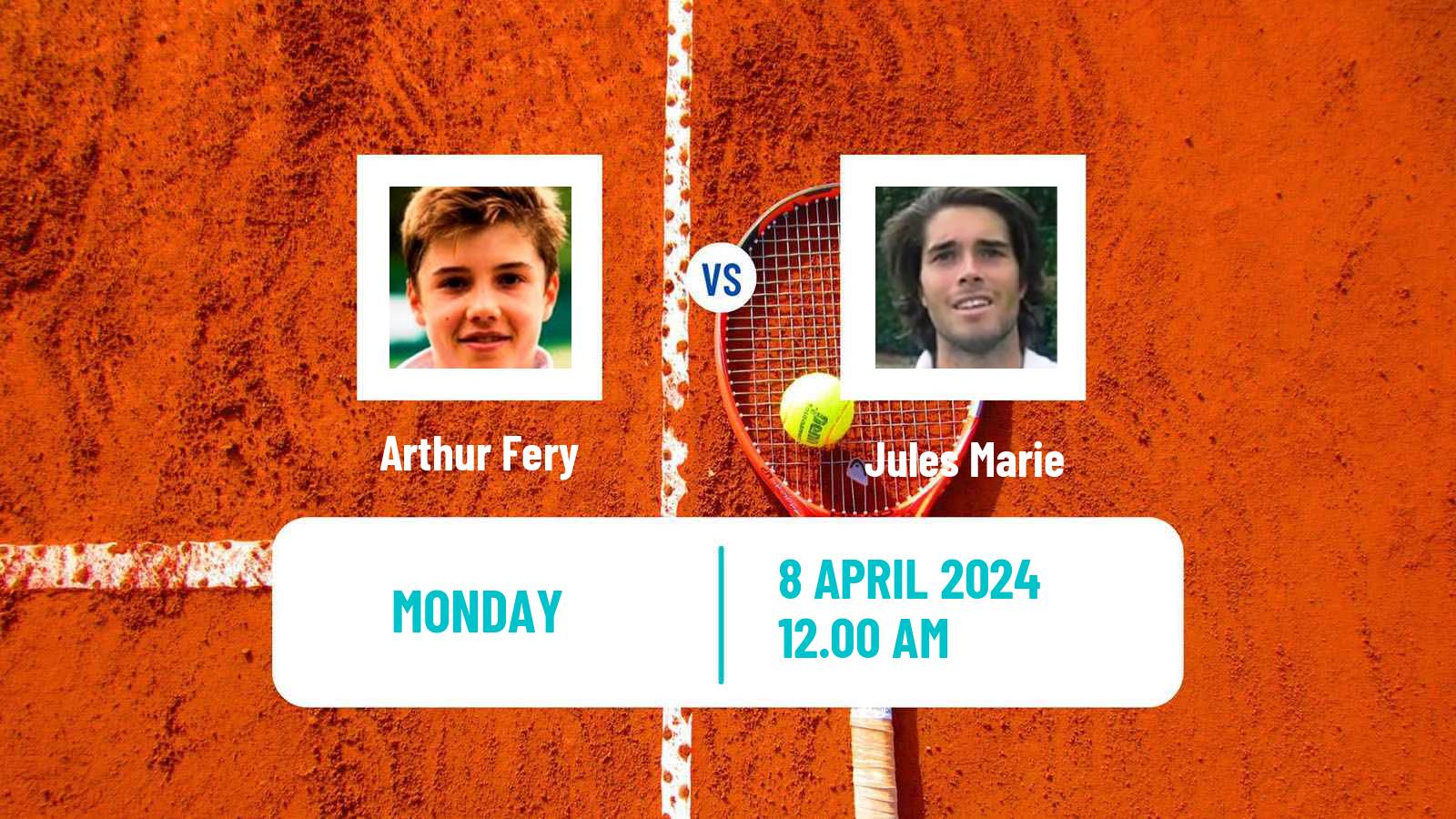 Tennis Busan Challenger Men Arthur Fery - Jules Marie