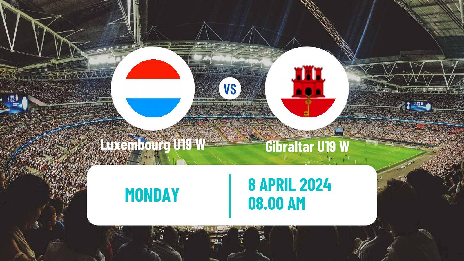 Soccer UEFA Euro U19 Women Luxembourg U19 W - Gibraltar U19 W