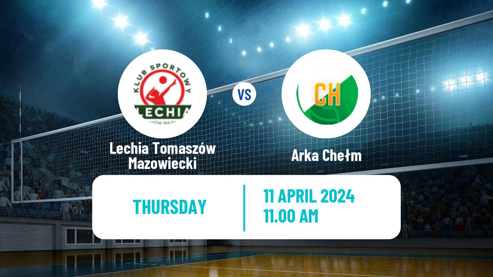 Volleyball Polish I Liga Volleyball Lechia Tomaszów Mazowiecki - Chełm