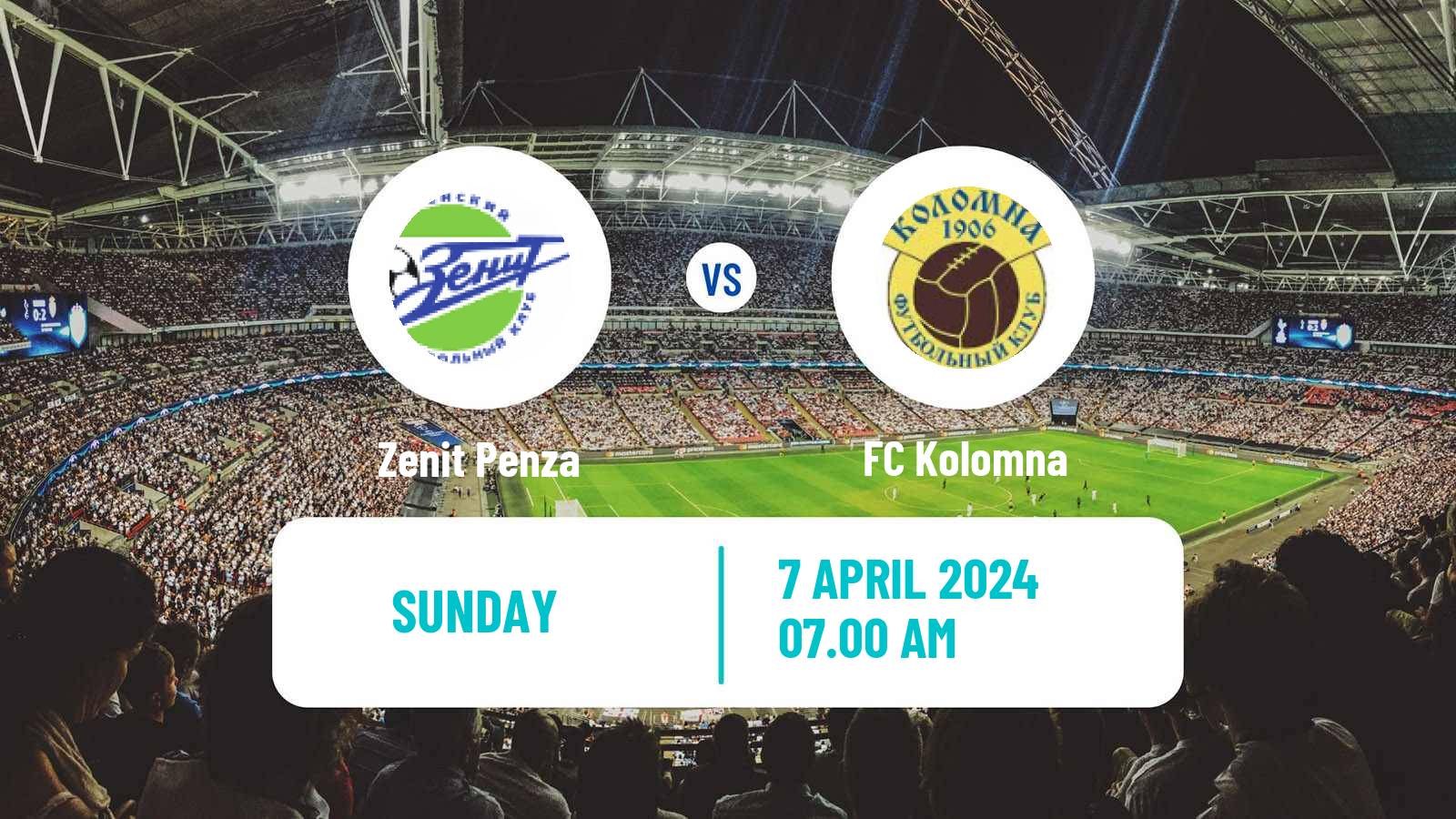 Soccer FNL 2 Division B Group 3 Zenit Penza - Kolomna